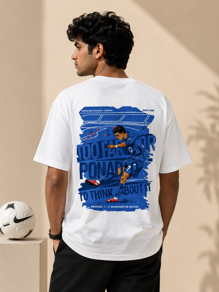 Football Fan Oversized Classic T-Shirt – Premium Unisex Tee India
