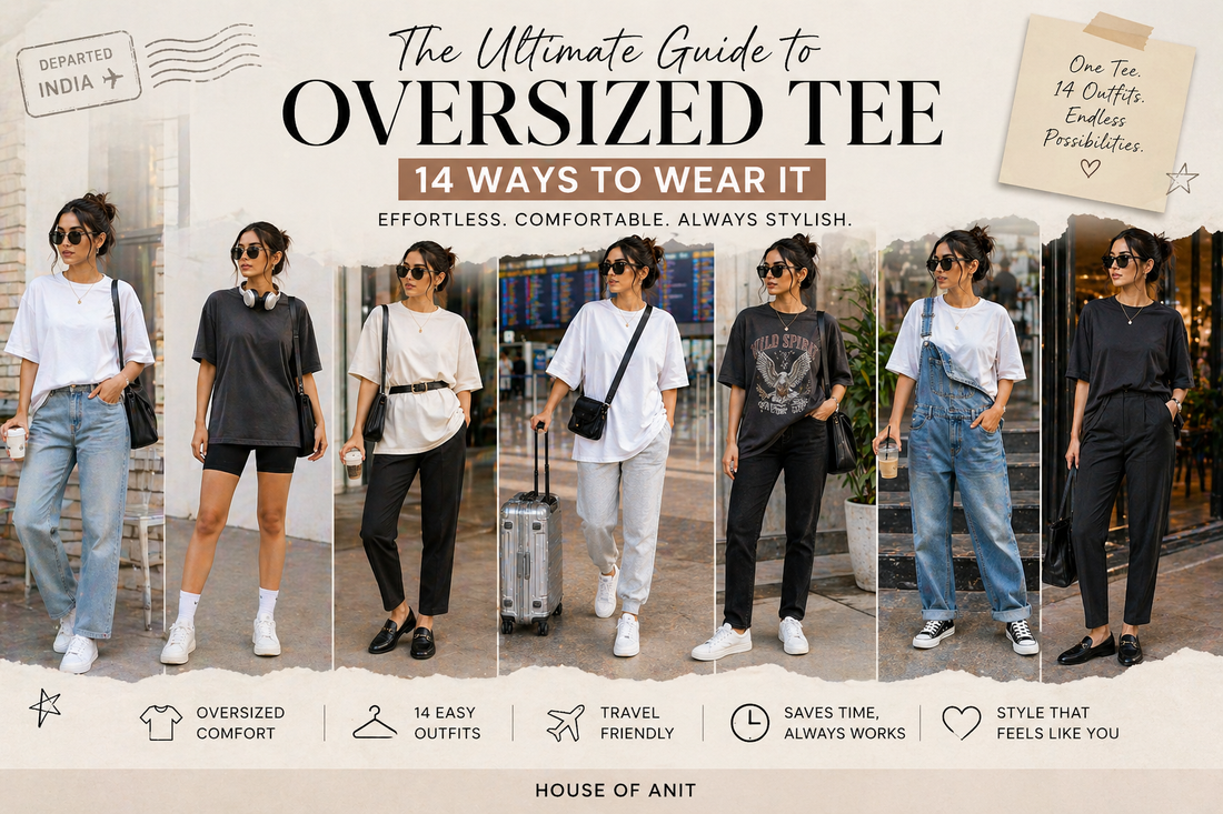 Oversized T-Shirt Outfit Ideas for Women India 2026 (Best Picks + Styling Guide)