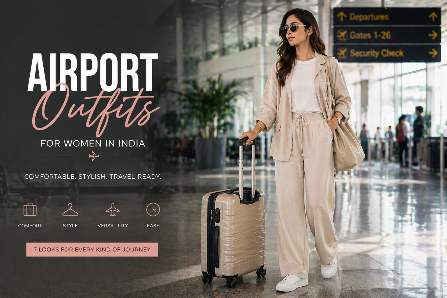 Airport Outfit Ideas for Women India - Travel Style Guide