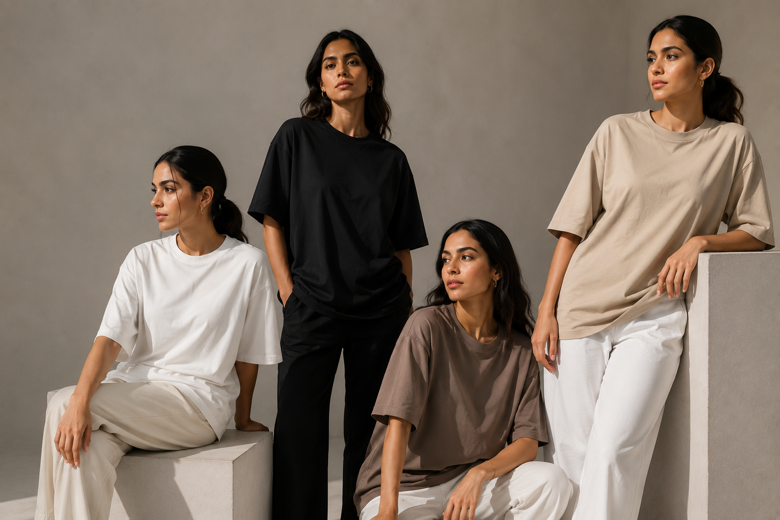 Loose T-Shirt for Women, T-Shirt for women Office Wear, Women's T-Shirt Combo offer, Stylish T-Shirt for women, T-shirt combo for women h&m, Ladies T-Shirt Long, Collar tshirt for women, Plain T-Shirts for women Full sleeves,