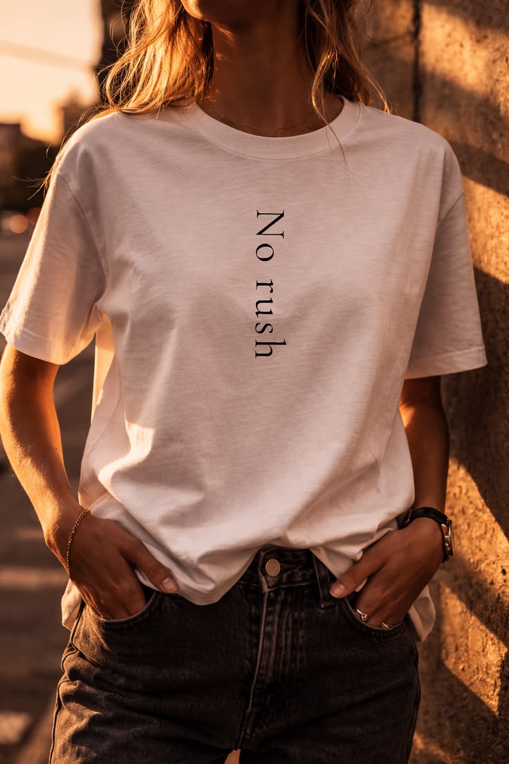 No Rush Oversized T Shirt for Women - Front View | House Of Anit