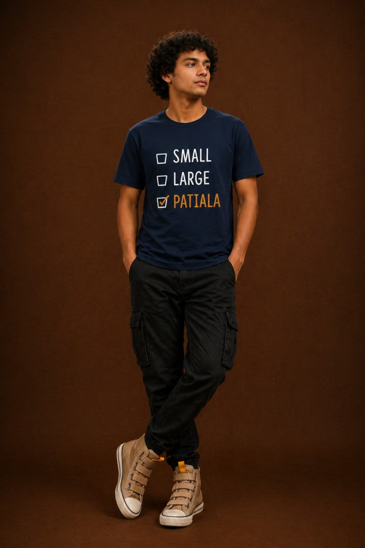 tshirt design Patiala Graphic Cotton Tshirt Unisex Tee