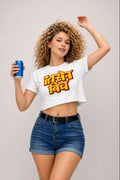 Insane Bitc Graphic Print Baby Tee | Fitted Crop T-Shirt Women House Of Anit