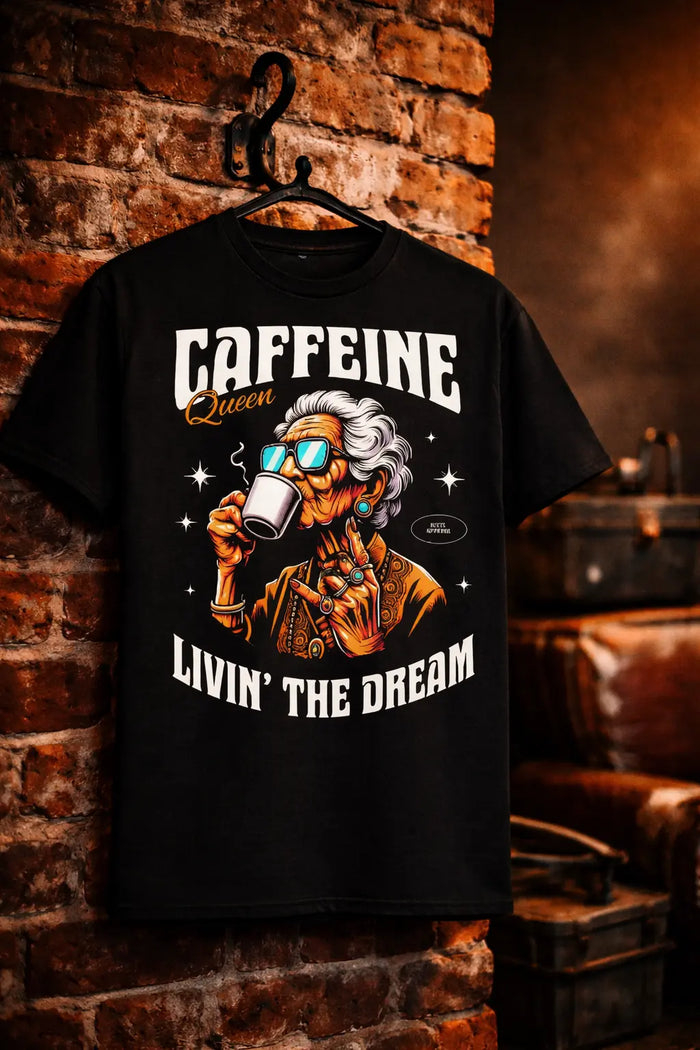 Caffeine Cotton T-Shirt for men & women House Of Anit
