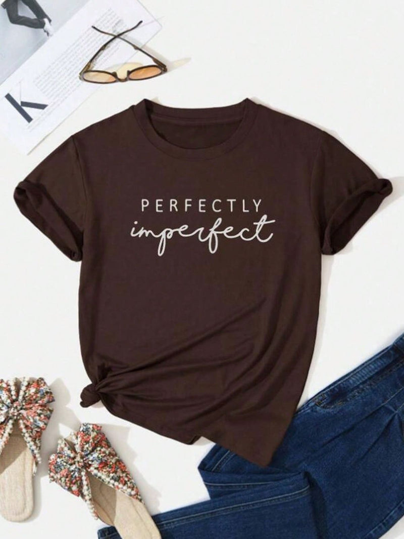 Perfectly Imperfect Oversized T Shirt for Women - Front View | House Of Anit