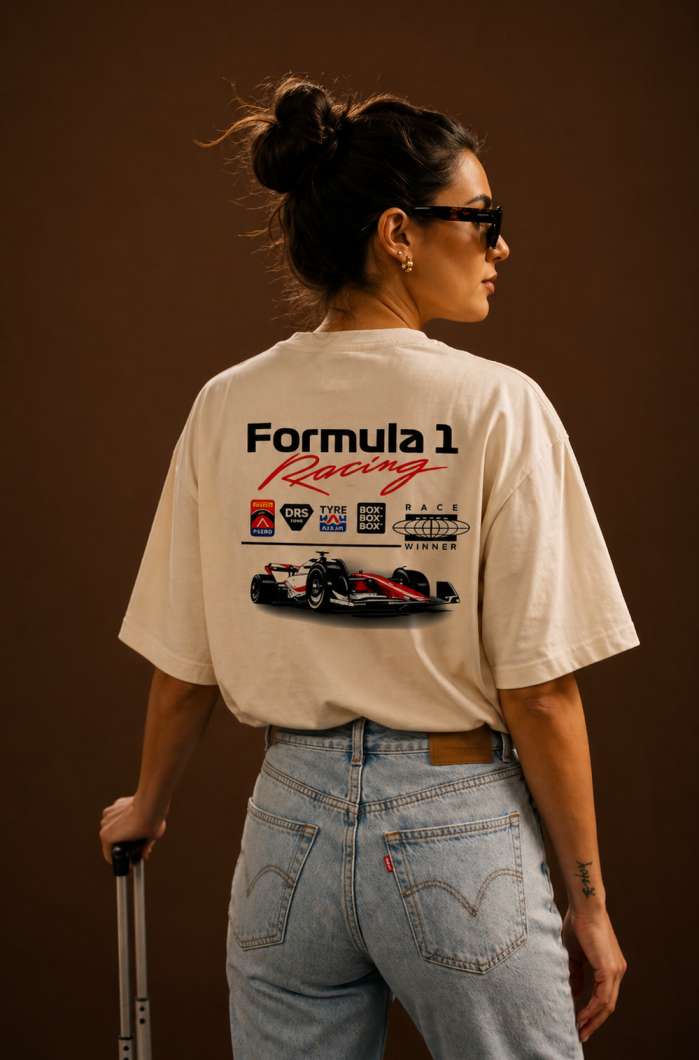Formula 1 TShirt for Women| F1 Racing Fan Classic Tee India