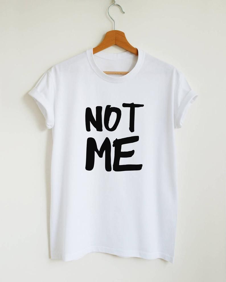 Not Me Oversized T Shirt for Women - Front View | House Of Anit