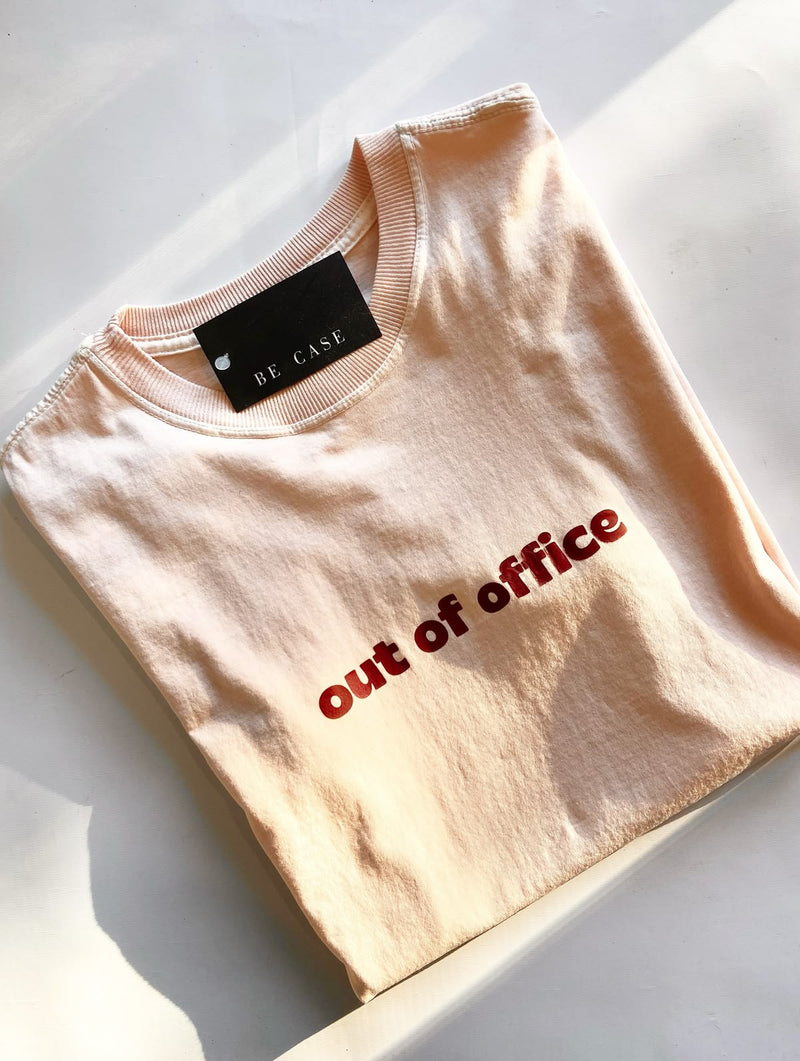 Out Of Office Oversized T Shirt for Women - Front View | House Of Anit