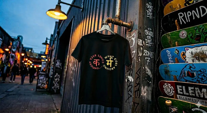 Karma Dark Premium T-Shirt | Streeetwear Gen Z wear House Of Anit