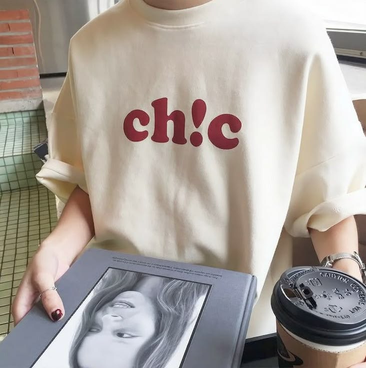 Chic Oversized T Shirt for Women - Front View | House Of Anit