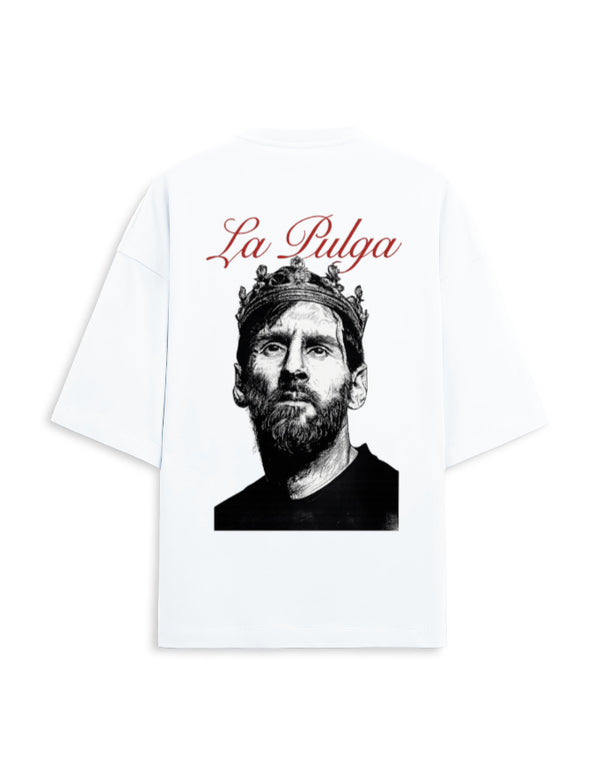 Messi La Pulga King Oversized T-Shirt – Football Fan Tee India