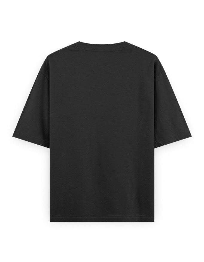 Make Boys Cry Bold Oversized T Shirt for Women - Back View | House Of Anit