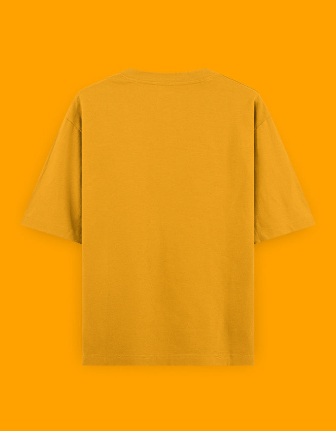 Coffee Heartbeat Oversized T Shirt for Women - Back View | House Of Anit