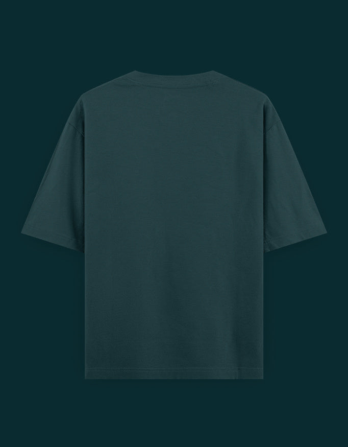 Coffee Heartbeat Oversized T Shirt for Women - Back View | House Of Anit