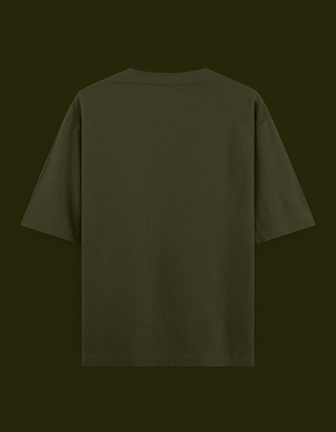 Coffee Heartbeat Oversized T Shirt for Women - Back View | House Of Anit