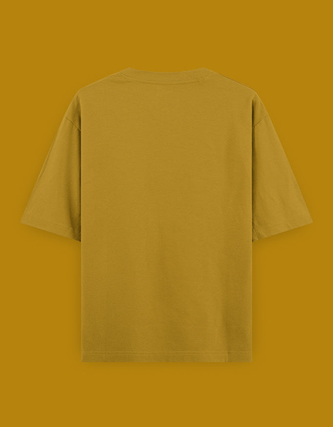 Coffee Heartbeat Oversized T Shirt for Women - Back View | House Of Anit
