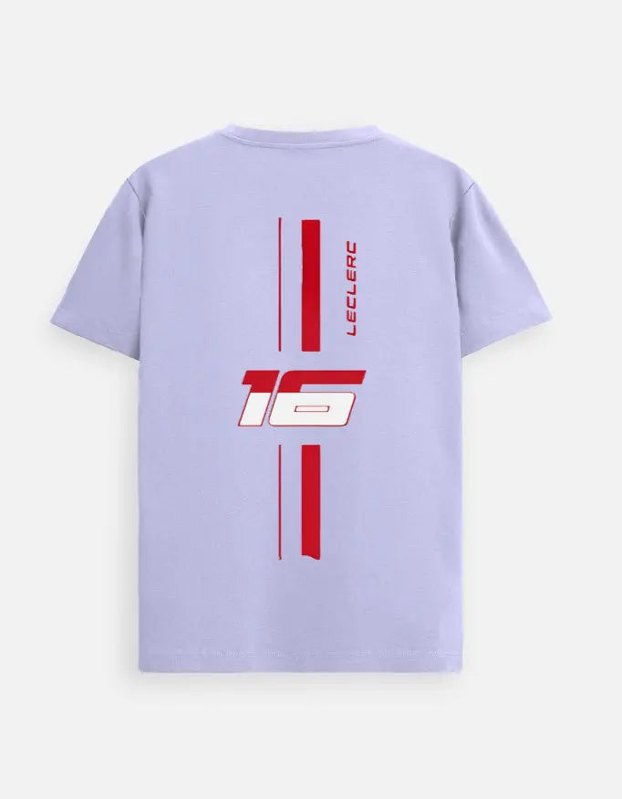 Formula 1 Tshirt Charles Leclerc #16 Premium Cotton| Formula 1 Tee – Back Print | House of Anit