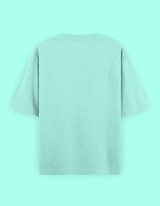Coffee Heartbeat Oversized T Shirt for Women - Back View | House Of Anit