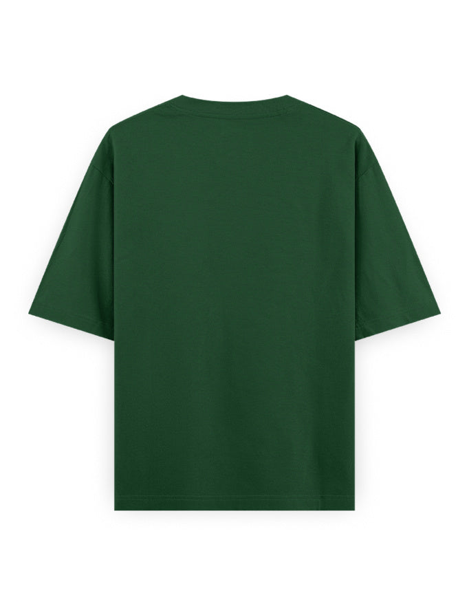 Coffee Line Art Oversized T Shirt for Women - Back View | House Of Anit