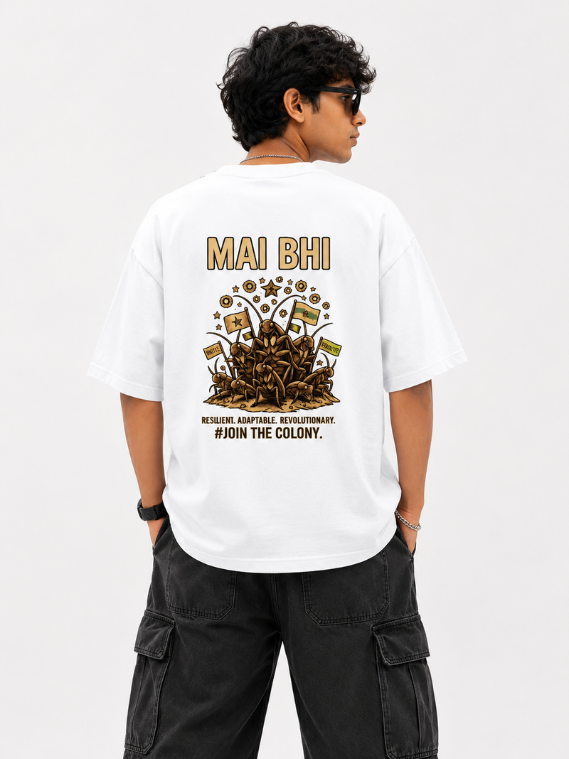 Chronically Online Cockroach Janta Party Oversized Tshirt GenZ Unisex Oversized Tshirt CJP