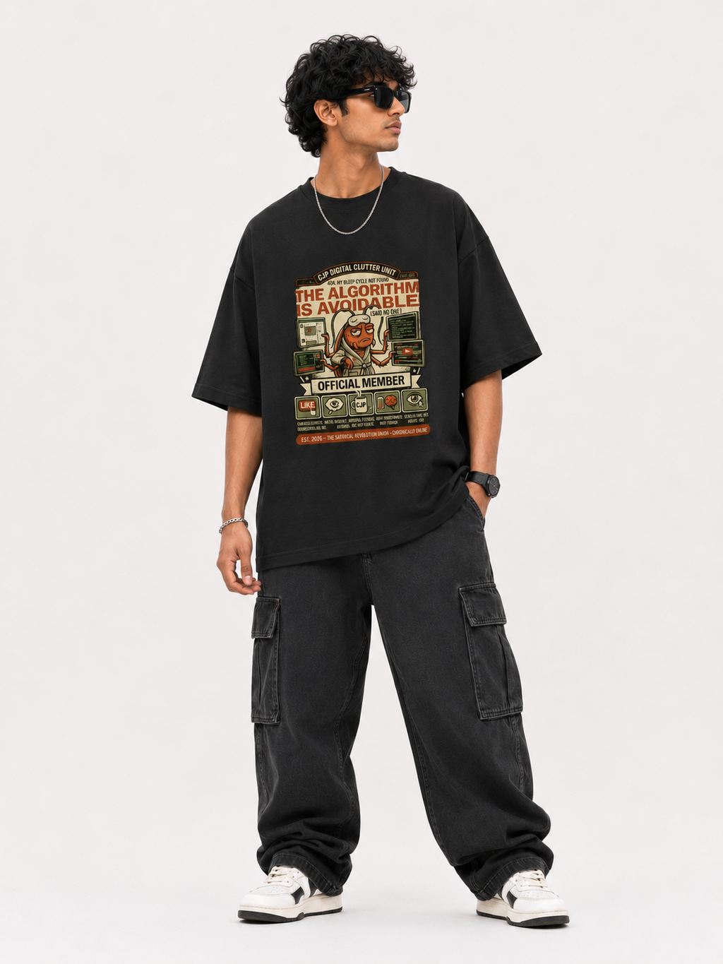 Unity Resilience Progress Cockroach Janta Party Oversized Tshirt GenZ Unisex Oversized Tshirt CJP