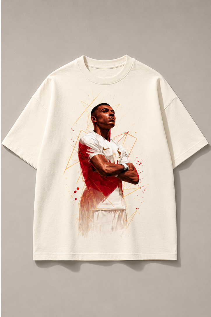 Mbappé France Oversized T-Shirt – Football Fan Graphic Tee India