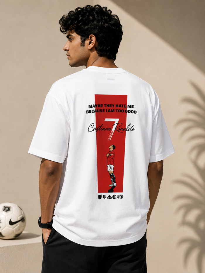 Football Fan Oversized Classic T-Shirt – Unisex Plain Tee India