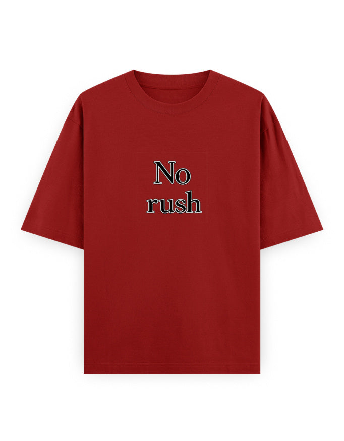 No Rush Oversized T Shirt for Women - Front View | House Of Anit