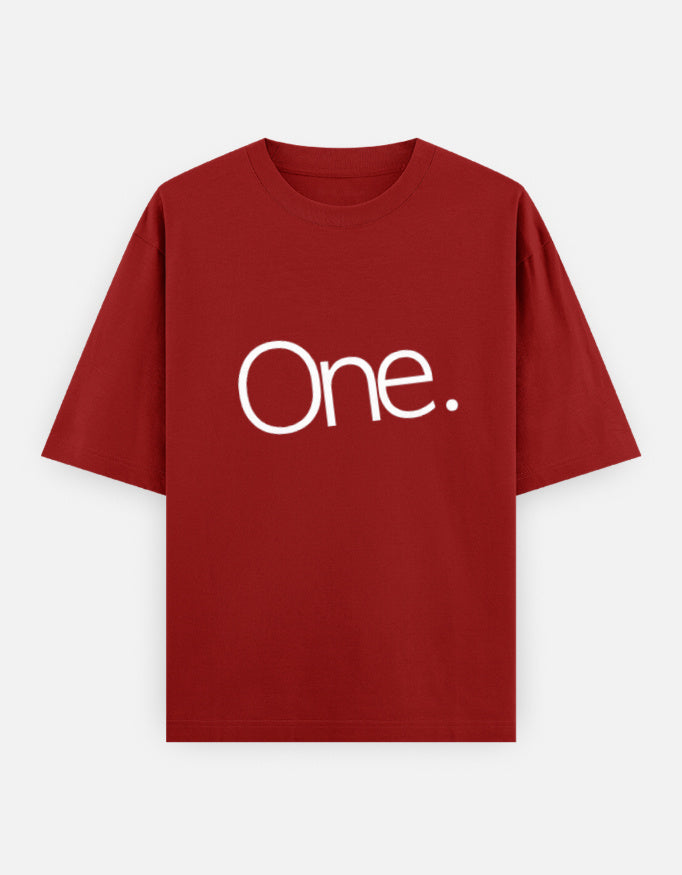 One Oversized T Shirt for Women - Front View | House Of Anit