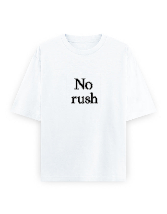 No Rush Oversized T Shirt for Women - Front View | House Of Anit