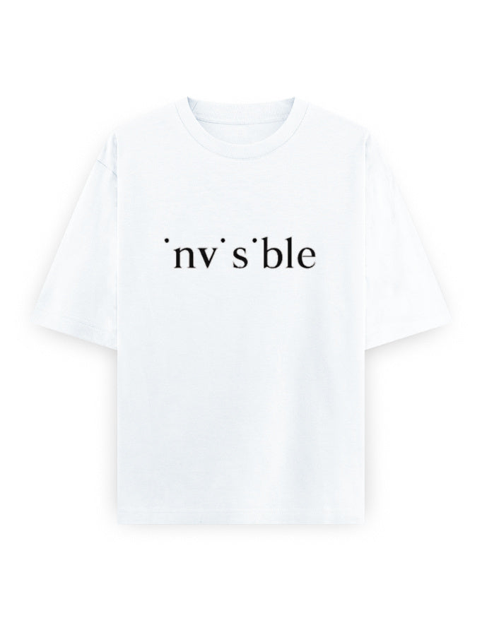 Invisible Oversized T Shirt for Women - Front View | House Of Anit