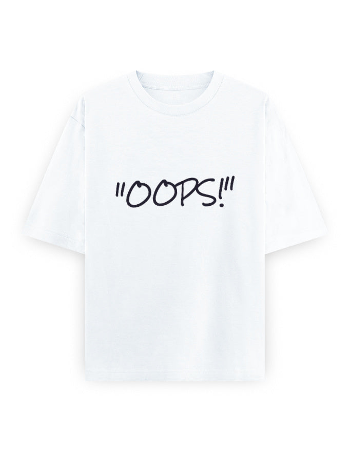 Oops Oversized T Shirt for Women - Front View | House Of Anit