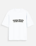 Staying Delulu Oversized T Shirt for Women - Front View | House Of Anit