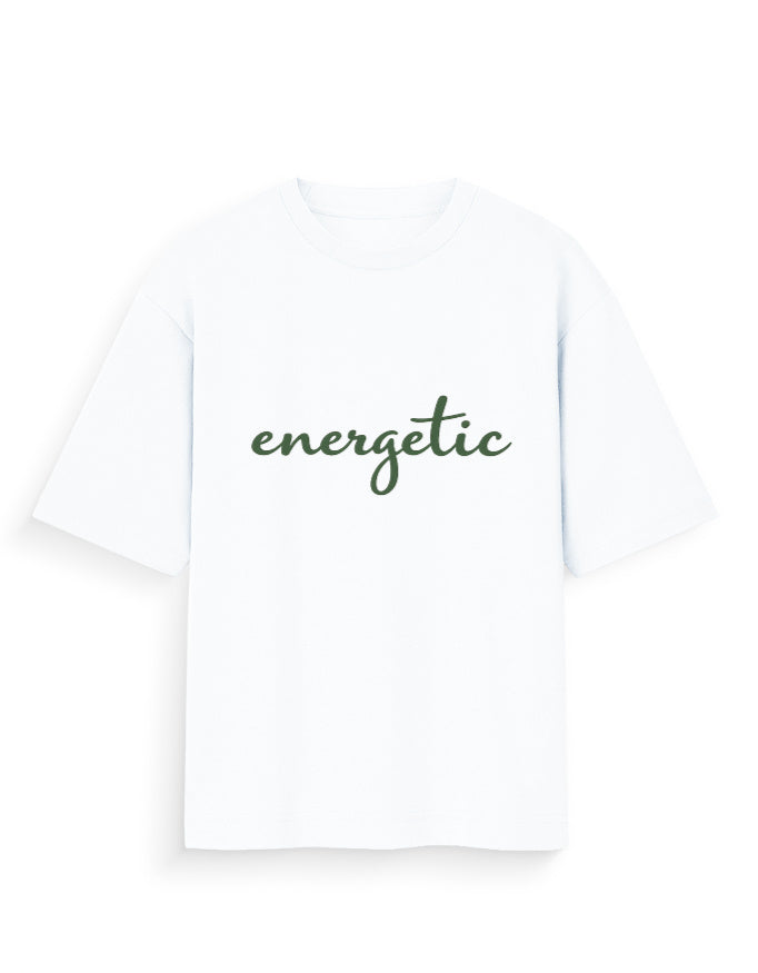 Energetic Oversized T Shirt for Women - Front View | House Of Anit