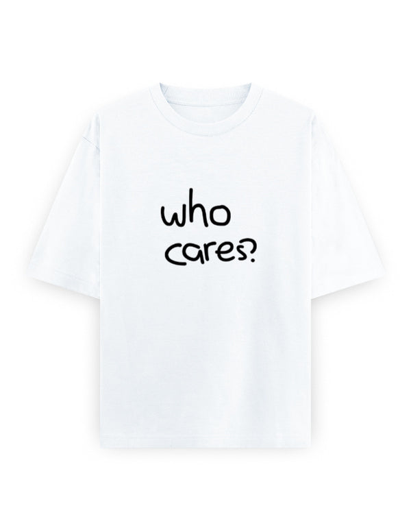 Who Cares Oversized T Shirt for Women