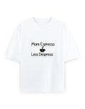 More Espresso Oversized T Shirt for Women - Front View | House Of Anit