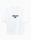 Absolutely Not Oversized T Shirt for Women - Front View | House Of Anit