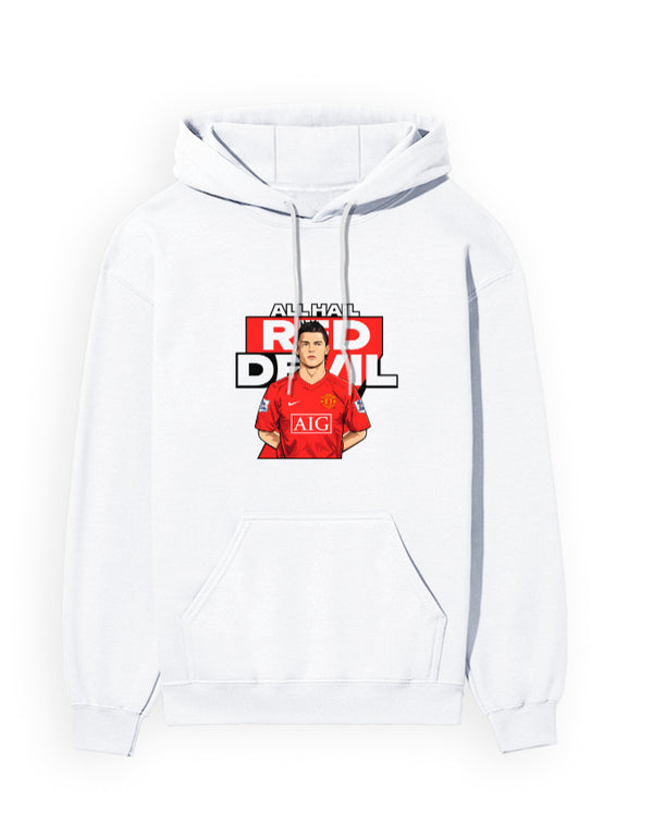 Manchester Is Red Football Hoodie – Man United Fan Graphic Sweatshirt India