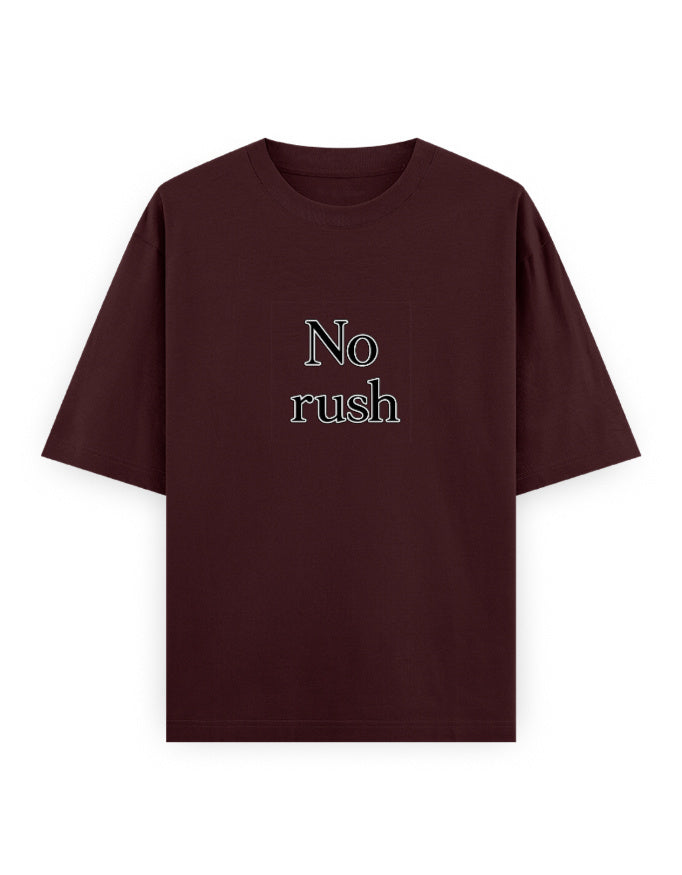 No Rush Oversized T Shirt for Women - Front View | House Of Anit