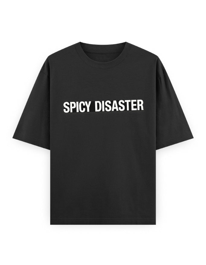 Spicy Disaster Oversized T Shirt for Women - Front View | House Of Anit