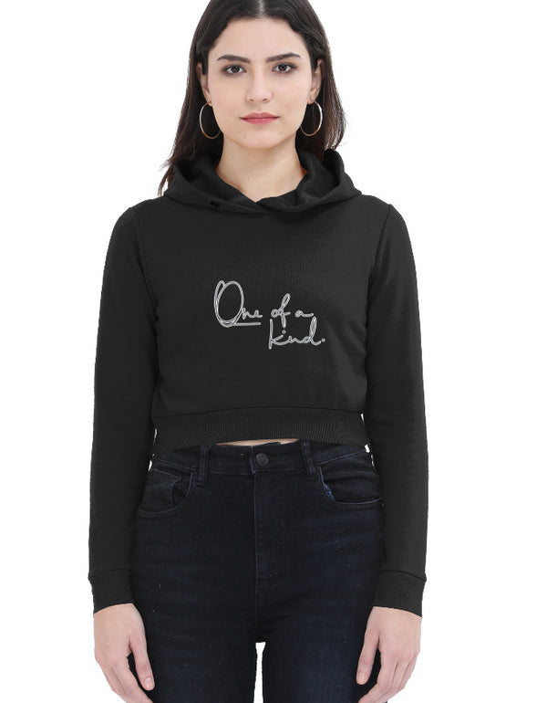 One Of A Kind Cropped Hoodie