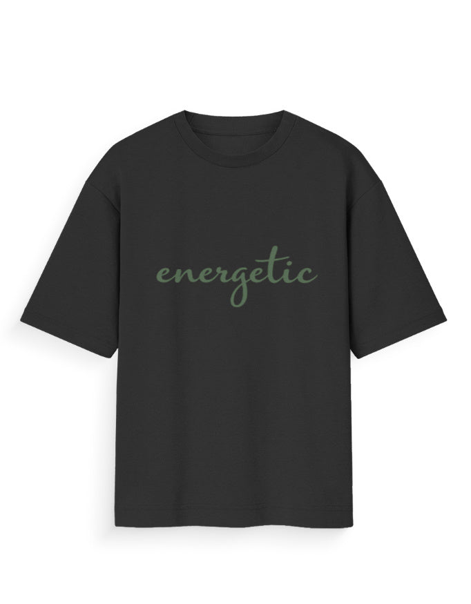 Energetic Oversized T Shirt for Women - Front View | House Of Anit