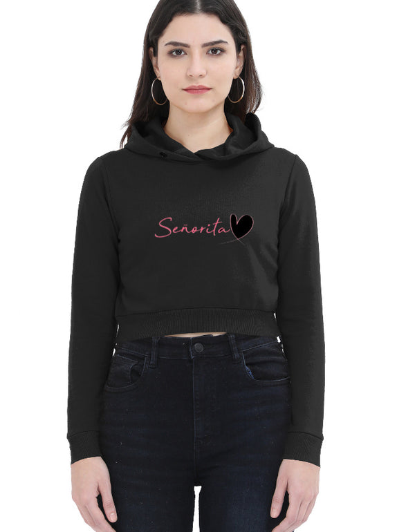 Senorita Cropped Hoodie