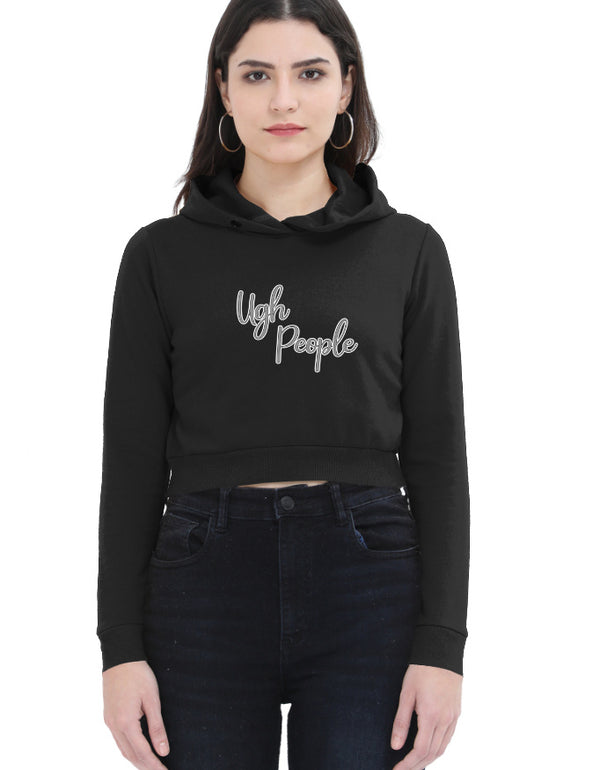 Ugh People Cropped Hoodie