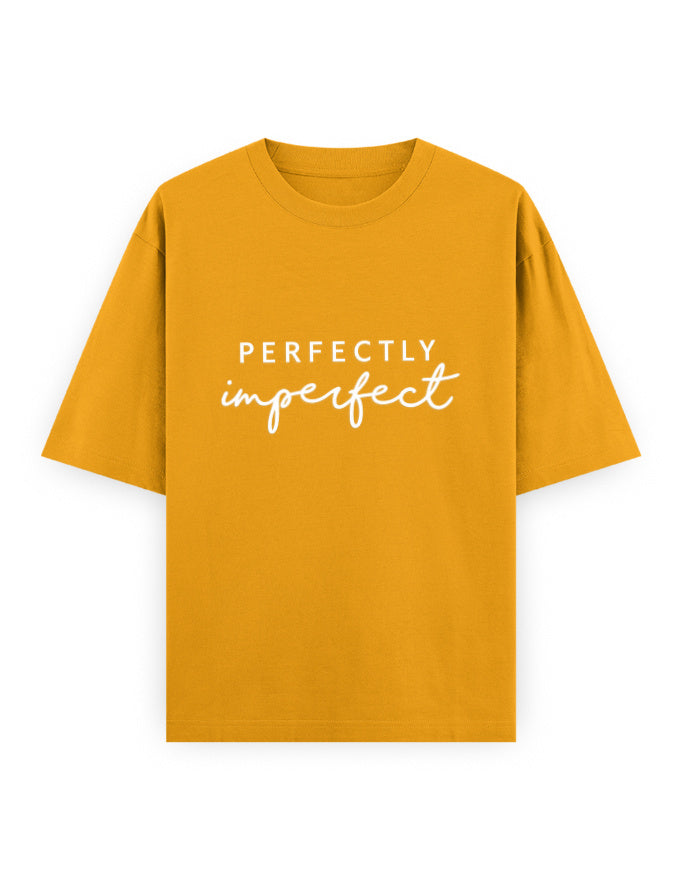 Perfectly Imperfect Oversized T Shirt for Women - Front View | House Of Anit