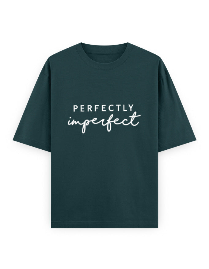 Perfectly Imperfect Oversized T Shirt for Women - Front View | House Of Anit