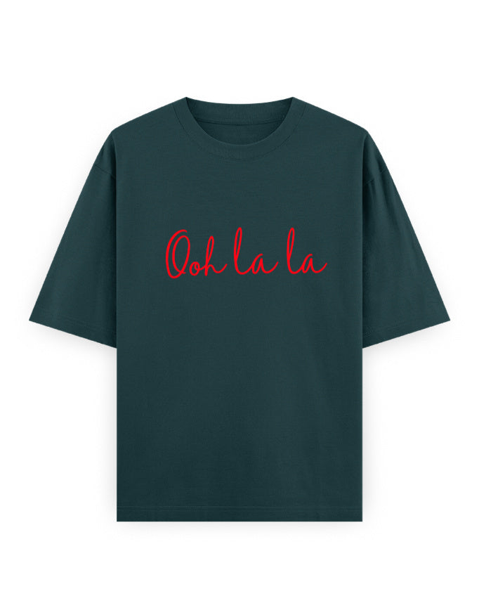 Ooh La La Oversized T Shirt for Women - Front View | House Of Anit