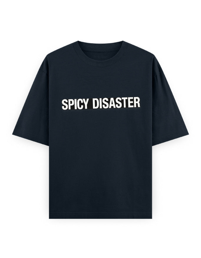 Spicy Disaster Oversized T Shirt for Women - Front View | House Of Anit