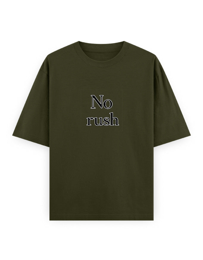 No Rush Oversized T Shirt for Women - Front View | House Of Anit