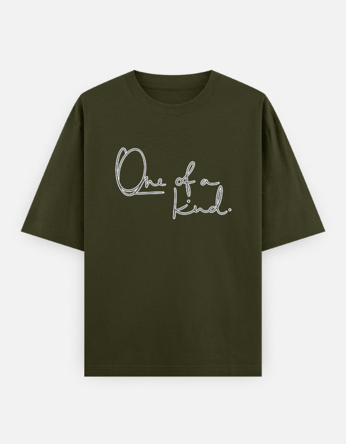 One Of A Kind Oversized T Shirt for Women - Front View | House Of Anit